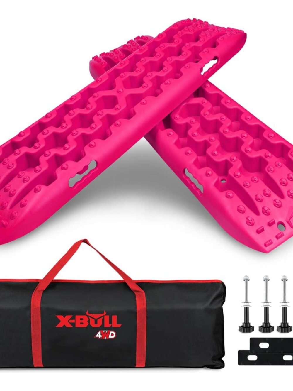 New Recovery Traction Tracks Sand Mud Snow Track Tire Ladder 4WD Barbie Pink, 3g